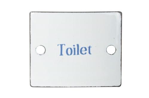 Toalettskilt - Toilet Emalje - www.frokenfraken.se