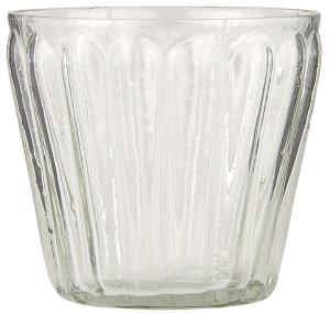 Krukke/Lykt i glass- Ø5,8 X 7,5 CM - www.frokenfraken.se