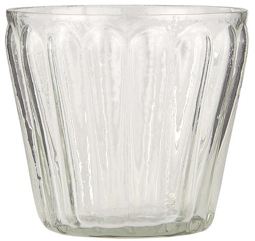 Krukke/Lykt i glass- Ø5,8 X 7,5 CM - www.frokenfraken.se