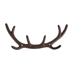 Kroklist - Jern - renhorn - svart/brun - 5 x 29 x 12 cm - www.frokenfraken.se