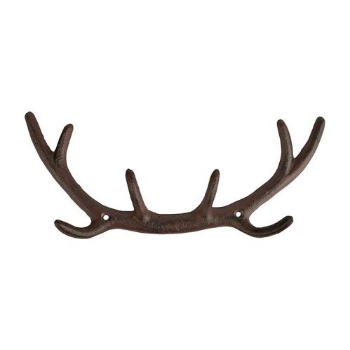 Kroklist - Jern - renhorn - svart/brun - 5 x 29 x 12 cm - www.frokenfraken.se