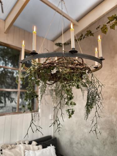 Ljuskrona i vajer - 75 cm - www.frokenfraken.se