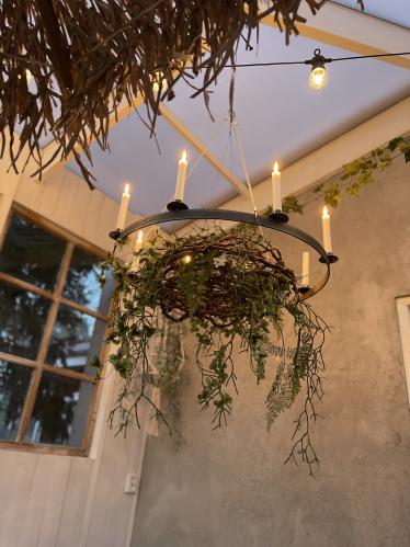 Ljuskrona i vajer - 75 cm - www.frokenfraken.se