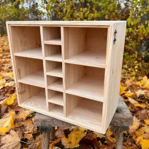 Redahylla - Natur - UTEN skæppor - 34 x 38 x 18 cm - www.frokenfraken.se