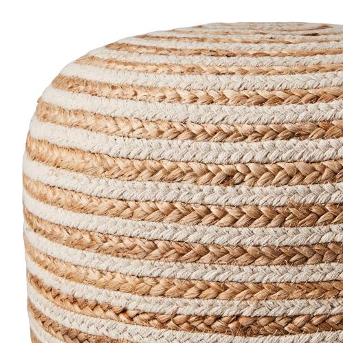 Sittepuff - Natur/Ivory - Ø40 x 35 cm - www.frokenfraken.se