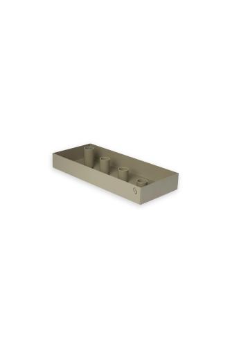 Bordlysestake – SUND – 4 lys magnet – Grønn – 30 cm - www.frokenfraken.se