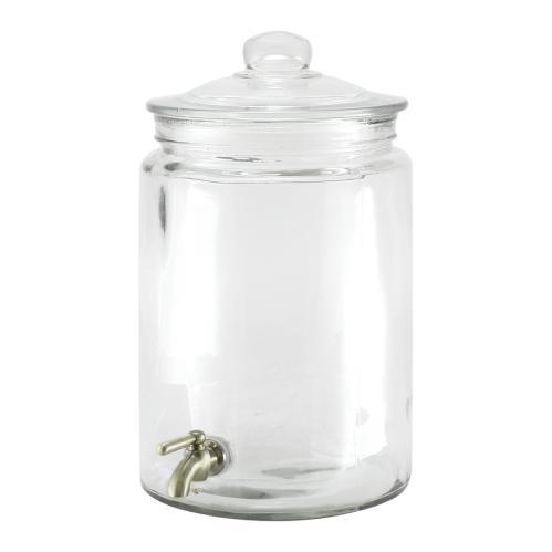 Glasbeholder med tappekran - Messing - 6 L - www.frokenfraken.se