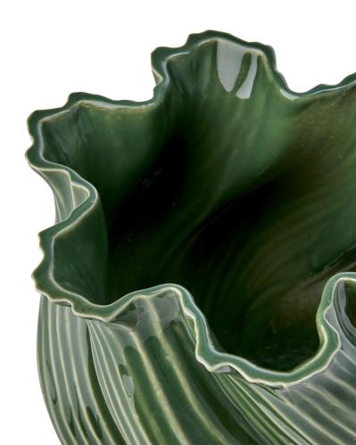 Krukke/Vase - Twist - Grønn - Ø20 x 18 cm - www.frokenfraken.se