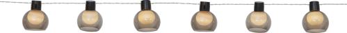 Solcelleslynge - Smokey - 10 lamper - 2,7 m - www.frokenfraken.se