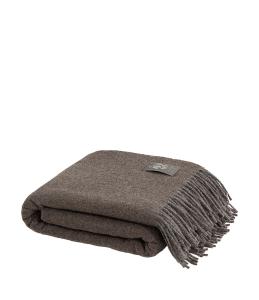 Filt - Pledd - LIVIGNO Brun - Ull - 180 x 130 cm - www.frokenfraken.se