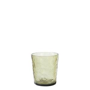 Drykkerglass - Plast - Riflet - Grønn - 9 cm - www.frokenfraken.se