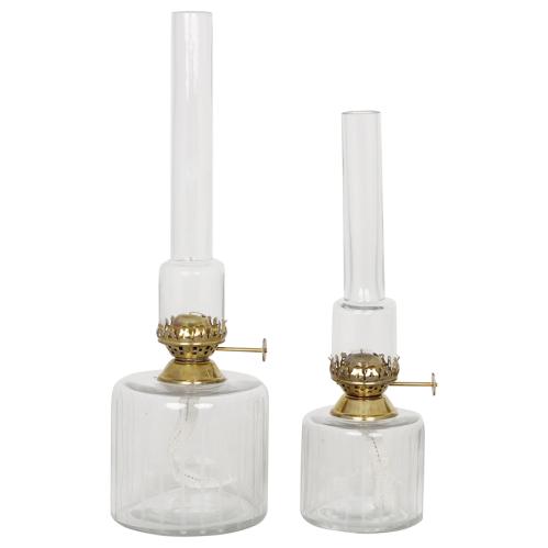 Fotogenlampe Rak Liten - Glass & Messing - 25 x 8 cm - www.frokenfraken.se