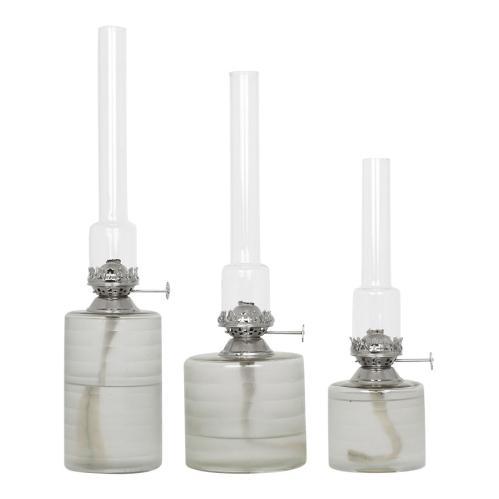 Fotogenlampe Rak Frost - Stor - Nikkel - 32 x 9,5 cm - www.frokenfraken.se