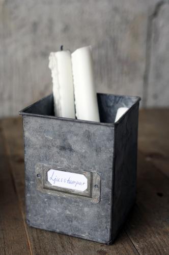 Oppbevaringsboks - Sink - 9 x 9 x 12 cm - www.frokenfraken.se