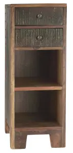Sidebord med 2 lådor och 2 hyllor - 27 X 71 X 36 CM - www.frokenfraken.se