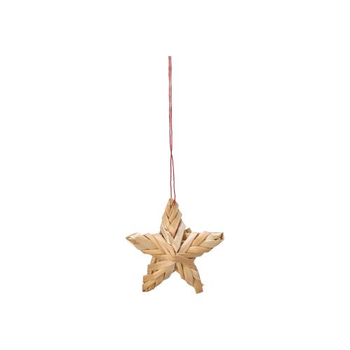 Julekuler – Halmfigurer – 12 stk – 3–6 cm - www.frokenfraken.se