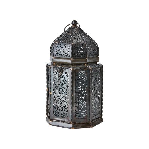 Lykt Orient - 3 størrelser - Svart - Ø16 x 30/34 cm - www.frokenfraken.se
