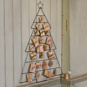 Adventskalender for pakker - Juletre med 24 kroker - B65 x H90 cm - www.frokenfraken.se