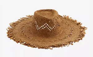 Stråhatt - Naturfarget - Ø 45 cm - www.frokenfraken.se