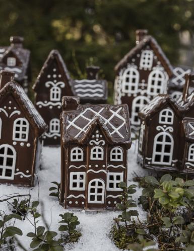 Lyslykt - Hus - Pepperkakehus - Nr 3 - www.frokenfraken.se