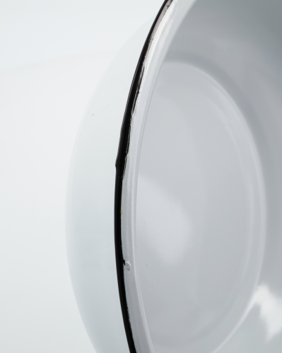 Tvättfat - Emalj Vit - 40 cm - www.frokenfraken.se