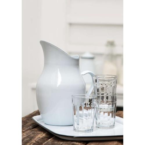 Kanne - Emalje Hvit - 26 cm - www.frokenfraken.se
