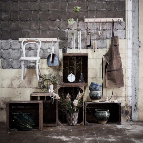 Forkle - Lerret Lær - Army Green - www.frokenfraken.se