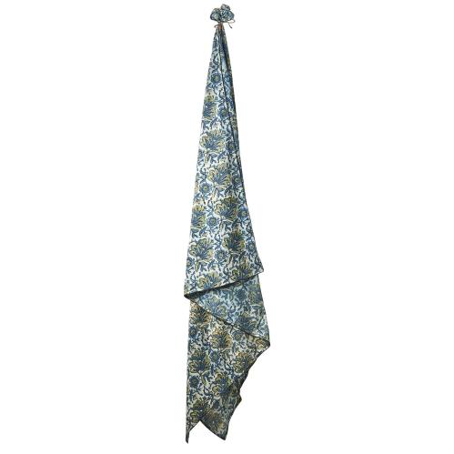 Bordduk - Mønstret Blå - 250 x 140 cm - www.frokenfraken.se