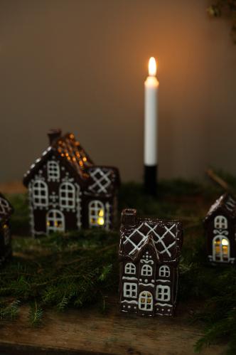 Lyslykt - Hus - Pepperkakehus - Nr 3 - www.frokenfraken.se