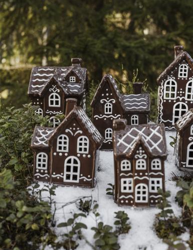 Lyslykt - Hus - Pepperkakehus - Nr 3 - www.frokenfraken.se