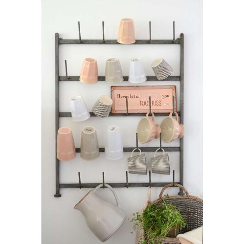 Veggstativ - For kopper eller potter - Metall - 44 x 77cm - www.frokenfraken.se