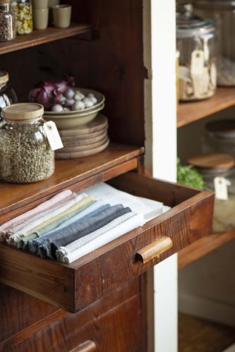 Tygserviett dobbeltvevd lyseblå - 40 x 40 CM - www.frokenfraken.se