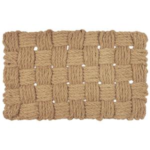 Dørmatte - Flettet kokosfibre - 75 x 45 cm - www.frokenfraken.se