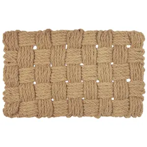 Dørmatte - Flettet kokosfibre - 75 x 45 cm - www.frokenfraken.se