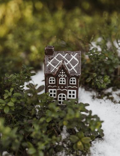 Lyslykt - Hus - Pepperkakehus - Nr 1 - www.frokenfraken.se