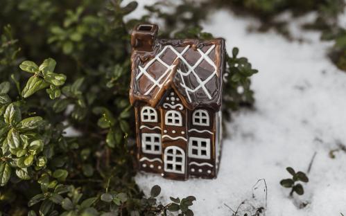 Lyslykt - Hus - Pepperkakehus - Nr 1 - www.frokenfraken.se