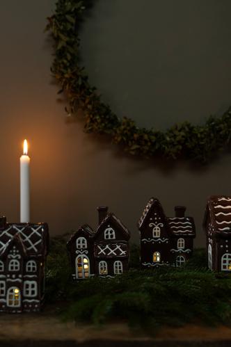 Lyslykt - Hus - Pepperkakehus - Nr 3 - www.frokenfraken.se