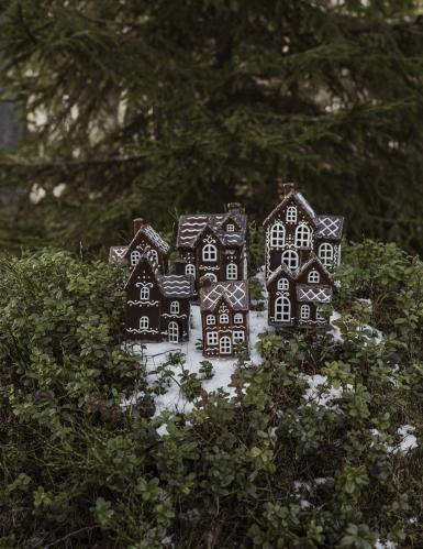 Lyslykt - Hus - Pepperkakehus - Nr 3 - www.frokenfraken.se