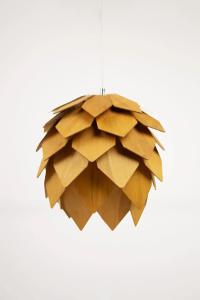Taklampe – Cone – Brun – Ø27 cm - www.frokenfraken.se