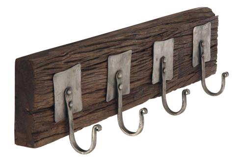 Klädhenger - Kroker på rustikt Tre - Resirkulert - 61 cm - www.frokenfraken.se
