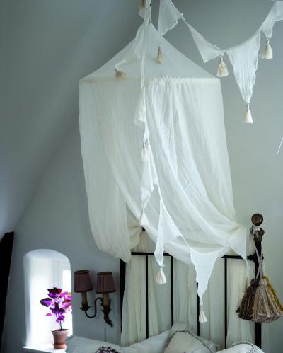 Sänghimmel - Hvit - 230 cm - www.frokenfraken.se