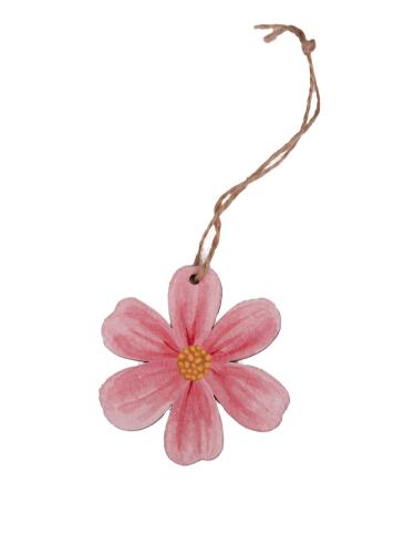 Hänge - Blomma - Lysrosa - Tre - 7 cm - www.frokenfraken.se
