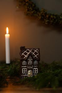 Lyslykt - Hus - Pepperkakehus - Nr 1 - www.frokenfraken.se