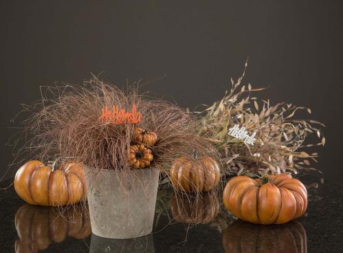 Pumpa - Orange - Dekorasjon - 1stk - 12.5 cm - www.frokenfraken.se