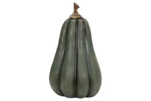 Pumpe - Grønn - Avlang dekorasjon - 20 cm - www.frokenfraken.se