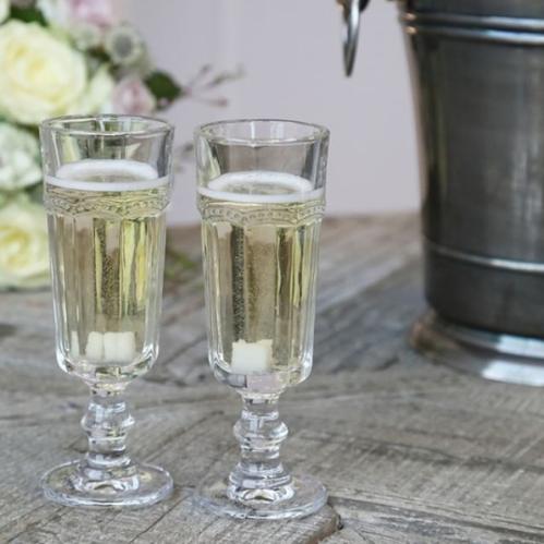 Champagneglass - Antoinette - 6-pakning - Ø6 x 18 cm - www.frokenfraken.se