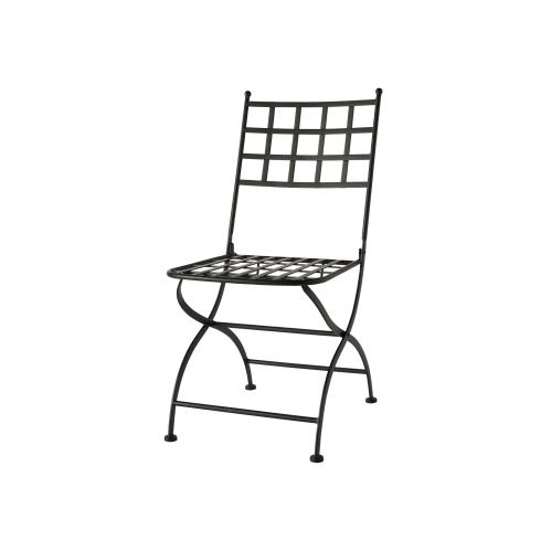 Trædgårdsstol - Stol - 2-pack - Jærn - Svart - 41 x 52 x 88 cm - www.frokenfraken.se