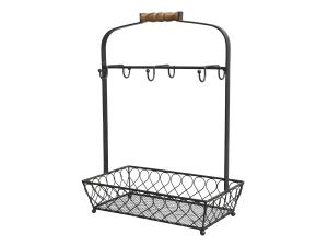 Muggholder med kurv - 41 x 33 x 18 cm - www.frokenfraken.se