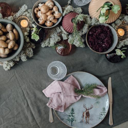 Gløggkrus - Hjort/Vinter - Ø6 x 6 cm - www.frokenfraken.se