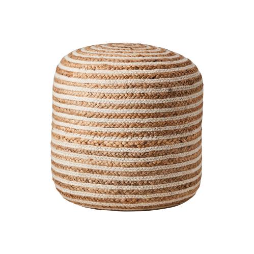 Sittepuff - Natur/Ivory - Ø40 x 46 cm - www.frokenfraken.se